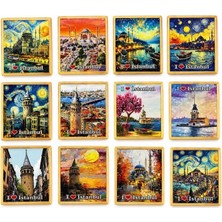 Marsilyan™- Istanbul Temalı Buzdolapı Süsü Magnet ALK5404