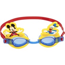 Bestway Renkli Çocuk Deniz Gözlüğü Mickey 3+ Güvenle Takılabilir