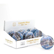 Marsilyan™- Taşlı Istanbul Tasarımı El Aynası Ince ALK2920