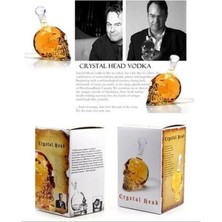 Marsilyan™- 1000 ml Crystal Head Kuru Kafa Içecek Şişesi