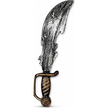 Marsilyan Eskitme Detaylı Plastik Korsan Kılıcı 45 cm (4887)