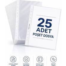 Adet A4 Şeffaf Dosya Föy Poşet Dosya