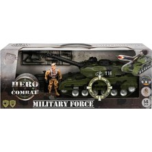 Işıklı Asker Seti 1 Tank 2 Figürlü 14 Parçalı