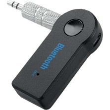Bluetooth Araç Kiti Bt 350 Hands-Free Telefon Müzik Alıcı Aux Çıkışlı Kullanım Alanı İçin Siyah