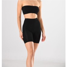 Nacar Store Kadın 1 Beden Küçülten Uzun Paçalı Şort Slikon Korse