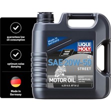 Moly Motosiklet Yağı 4t 20W-50 Street 4 Lt