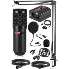BM800YP Youtuber Mikrofon Phantom Stand Filtre 7.1 Seti