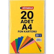 Renkli Fon Kartonu 23X34 10'lu (2'li Paket) 10 Renk