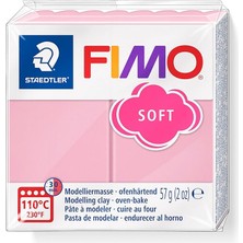 Fimo 8020-T21 Fimo Soft Modelleme Kili 57 gr Pembe