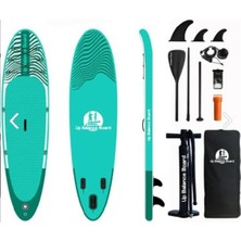 Balance Board Şişme Sup Board/stand Up Paddle Board 335X84X15 cm Koyu Yeşil