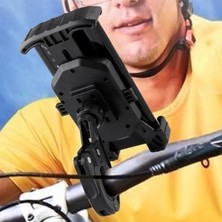 Bisiklet Motosiklet ve Scooter Için Gidon Borusuna Uyumlu Telefon Tutucu 4.5-7.2 Modellere Uyumlu K