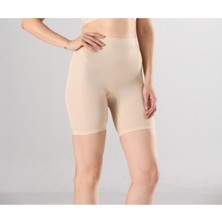 Nacar Store Kadın 1 Beden Küçülten Uzun Paçalı Şort Slikon Korse