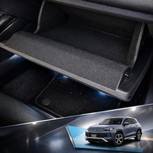 Tiguan 2024 Sonrası Uyumlu Konfor Seti – Kapı Cepleri, Torpido ve Konsol Için Kaymaz Araç I�
