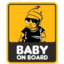 Baby On Board Arabada Bebek Var Sticker 14CM