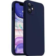 - iPhone 11 Uyumlu Köşeli Lansman Kılıf, Kadife Iç Yüzeyli Darbe Emici Silikon Koruma (Iphone