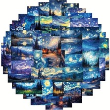 Van Gogh Stickers, Sticker Seti Laptop Notebook Tablet Sticker Seti, 876486841564