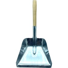 Metal Büyük - Geniş Galvaniz Faraş Kürek Ahşap Saplı