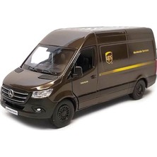 Mercedes-Benz Sprinter Ups Sürümü Teslimat Van 1:48 Ölçekli 5 Inç