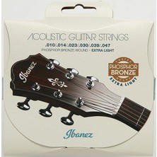 6 String Için Tel Seti - .010/.014/.023/.030/.039/.047 Fosfor/bronz (IACSP61C)