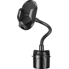 Simple Is Beauty C105 Bardak Tutucuya Monte Araç Içi Telefon Tutucu, 360° Dönebilen, Otomatik K