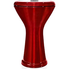 3025 Mısır Darbuka, Boyalı, 22 cm Çap, Gr. L, Kırmızı
