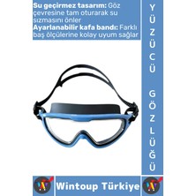 Premini Yüzücü Gözlüğü, Uv Koruma, Sızdırmaz, Çok Şık, Ayarlanabilir, Yetişkin Çocuk