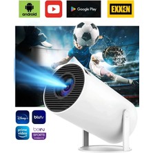 Renas Store Taşınabilir Sinema Projektörü Pro Telefon Destekli Android 11 Akıllı Projeksiyon