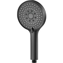 Empressco 12CM Matte Black 3 Farklı Püskürtmeli Full Mat Siyah Lüks Duş Başlığı / El Duşu - Fiyatı, Yorumları