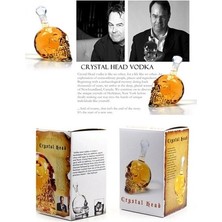 Renas Store 1000 ml Crystal Head Kuru Kafa Içecek Şişesi