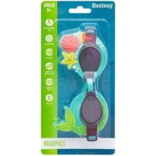 Bestway Renkli Deniz Gözlüğü, Konforlu ve Şık Tasarım, Suya Dayanıklı, Çocuklar Için