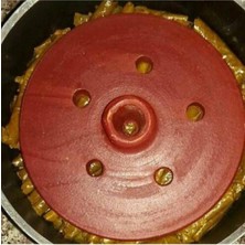 Empressco 20 cm Sırlı Toprak Dolma Taşı Kapağı, Zarif ve Şık Tasarım