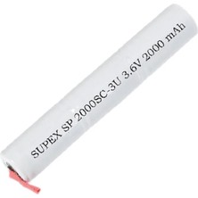 Renas Store Supex 3.6V 2000 Mah  3lü Üstüste Süpürge Pili