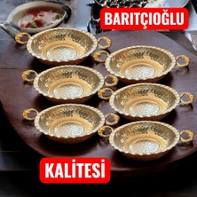 Empressco Bakır Tava Sunumluk Çerezlik 6’lı Set, Şık ve Kullanışlı Tasarım