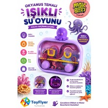 Bigstoy Su Oyunu (Water Game) Çocuklar Için – Eğlenceli Halka Geçirme Işıklı Shark 2586BC-K12MORAHT