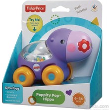 Fisher-Price Fisher Price Poppity Araçlar Hipopotam Eğlenceli Renkli Tasarım ile Duyusal Gelişim Destekleyici Oyuncak