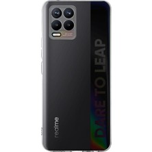 KZY İletişim Realme 8 Kapak 1mm Süper Silikon Şeffaf Kılıf