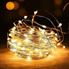MiraLive Sarı Peri LED Flaşlı Işık – 3 Metre Dekoratif Oda ve Organizasyon Aydınlatması (4887)
