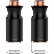 Aryıldız Black Line Bronz Yağlık Sirkelik Renkli 2 Parça El Yapımı Isıya Dayanıklı Cam