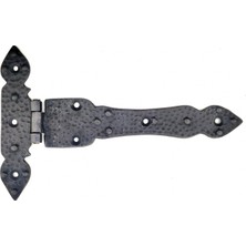MiraLive Antika Tarz Dekoratif Pirinç Kuyruklu Düğmeli Menteşe No3 - 155X240 Mm, Oksit