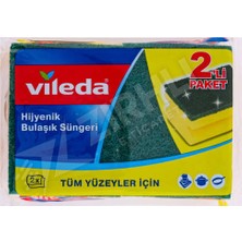 Vileda Bulaşık Süngeri 2 Li Oluklu