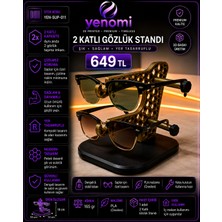 Yenomi 2 Katlı Gözlük Standı