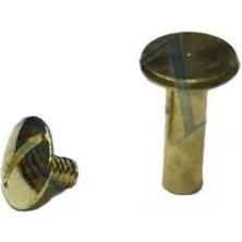 MiraLive Cilt Menü, Katalog, Kartela Vidası, 13MM - Sarı, 100 Adet