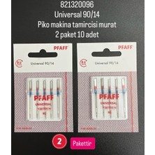 Pfaff Universal 90/14 821320096  Dikiş Iğnesi 2 Paket 10 adettir
