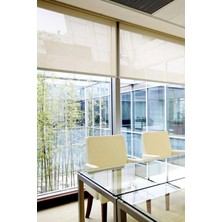 Özel Jaluzi Krem Sun Screen Stor Perde 1. Kalite Sun Screen Perde