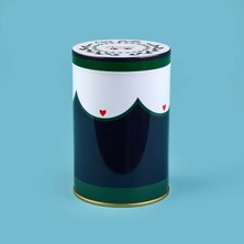 Matmel Amore Yuvarlak Tekli Metal Kutu - Renkli - 900 ml