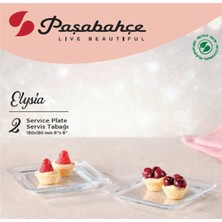 Paşabahçe Elysia Tatlı Tabağı 2'li 15 cm 3 Adet