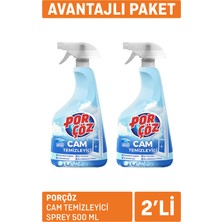 Porçöz Cam Temizleyici Sprey 2 x 500 ml