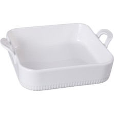 Touch Me Porselen Kulplu Fırın Kabı 22 cm 5 Adet