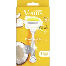 Gillette Venus Comfortglide Olay Tıraş Makinesi + Yedek Başlık 4 Adet