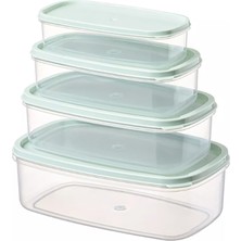 Leva House Saklama Kabı 4'lü Set (250 Ml, 500 Ml, 750 Ml, 1200 Ml) 3 Adet